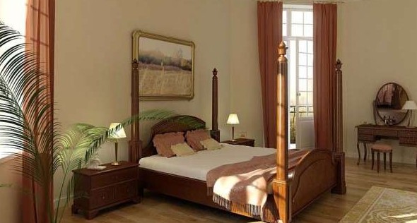 Chambre de style europen
