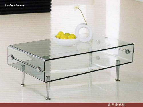 Table basse carre en verre

