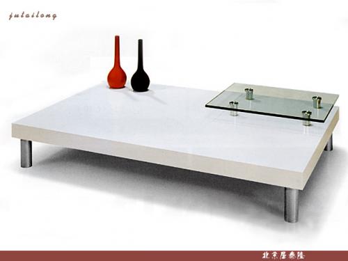 White table carre  caf en bois
