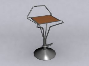 Chaise de bar avec
