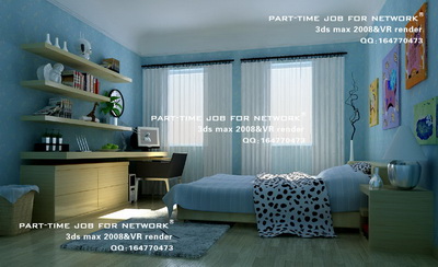 Blue romantique style chambre  coucher moderne
