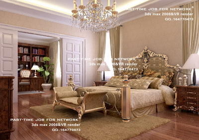 Ministre de la lumire luxe chambre de style europen
