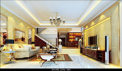 Moderne de style europen, l'espace 