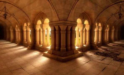 Eglise Corridor 3D