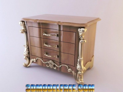 Exquise de style europen de mtaux armoires en bois sculpt