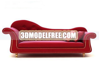 Delicate canap couchette molle Modles 3D