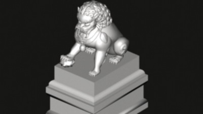 3D Model of Stone Lion