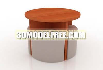 Stylish tables et chaises 3D Model Portfolio