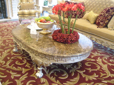 De style europen de luxe table  caf Maison modle en 3D d