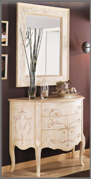 Modle 3D de couleur claire armoires vestibule