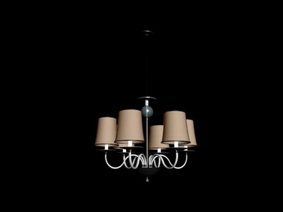 Lampe style pendentif europenne Modle 3D de 3