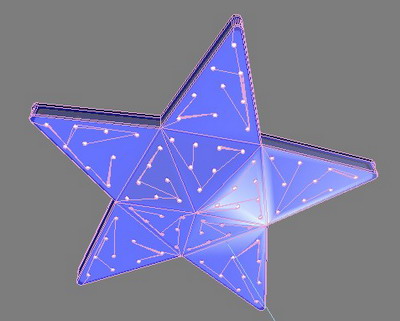 Fashion plafond star Modles 3D