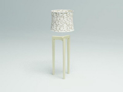 Lampe de table Simple Modle 3D de la Mode