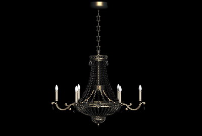 European Iron 3D Modle de lampe