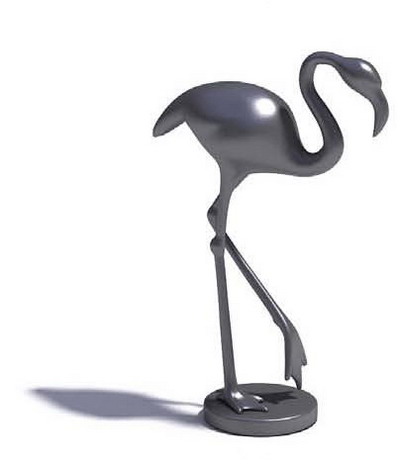 Modle 3D de Crane Sculpture