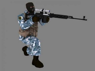 CS Police Modle 3D