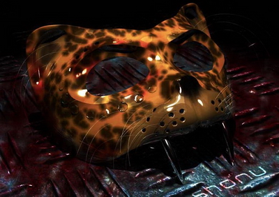 Modle 3D de la premire make-up Leopard Masque