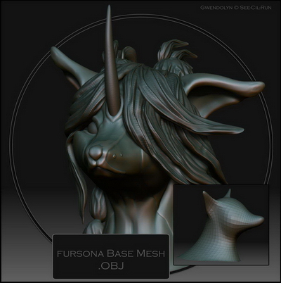 Unicorn tte modle 3D