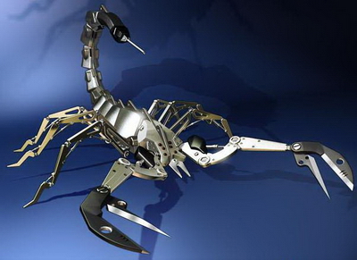 3D Model of Mechanical Scorpion