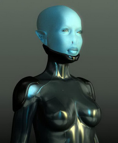 Homme Alien 3D Model of