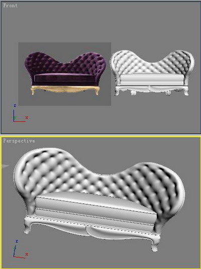 Ruanmian canap Modles 3D