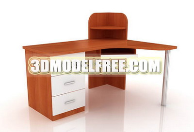 Table en bois Modle 3D du Cabinet