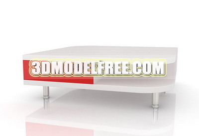 Modle 3D de la table du caf au lait