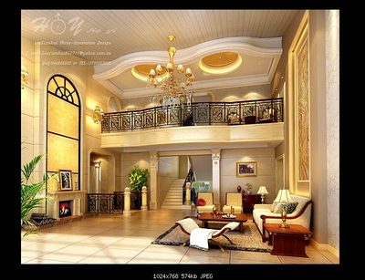 La magnifique salle de vie Modle 3D