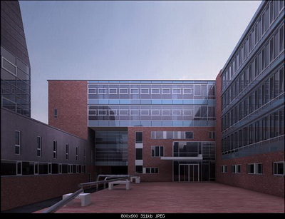 3D Model of Business Building