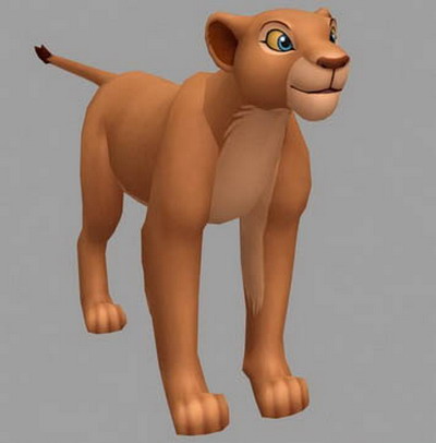 Lions Modles 3D