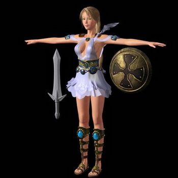 CARTOON Guerrire Modles 3D