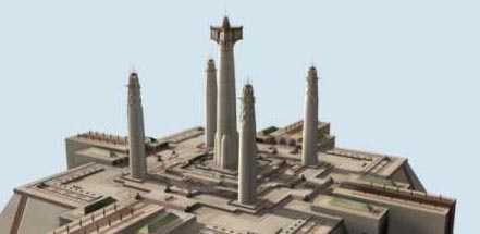 Star Wars scene - Temple Jedi Modle 3D
