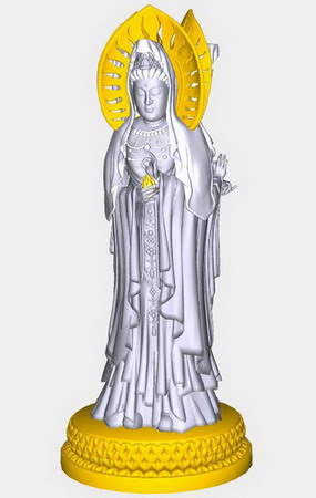 Modle 3D de la desse de la Misricorde statue