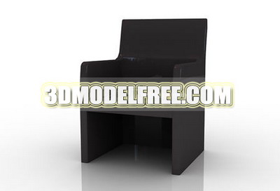 Chaise en bois 3D Model of Personality