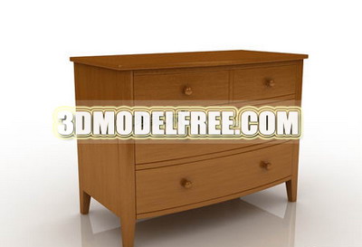 Armoires casiers mobilier rtro, armoire en bois massif de finition et de pratique de modle 3D