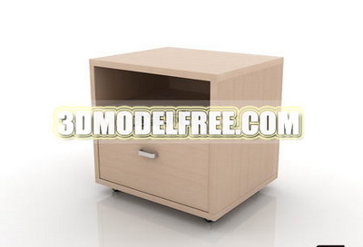 Modle 3D de mobilier de chambre  coucher en bois