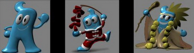 2010 Shanghai World Expo mascotte Haibao Modles 3D