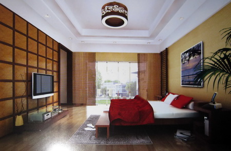 Chinois chambres modernes (y compris les matriaux)