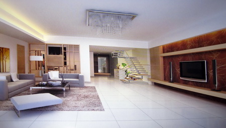 Simple chambre dcoratifs de vie blanc (y compris le matriel)