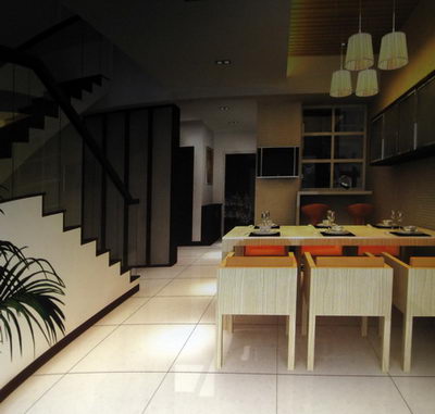 Mode simple restaurant 3D  base de modles (y compris le matriel)