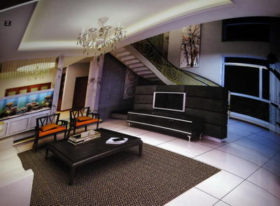 Modle 3D de la structure en duplex sjour (y compris le matriel)