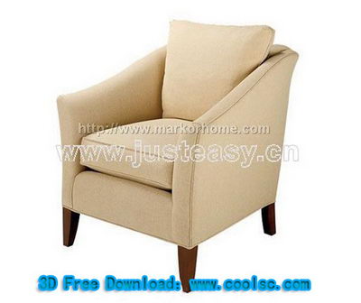 canap beige modle 3D (y compris les matriaux)