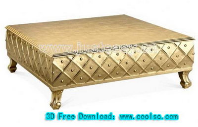 Table basse de style noclassique modle 3D (y compris le matriel)