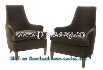 canap en tissu classique modle 3D (y compris le matriel)