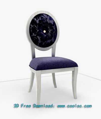 Simple modle 3D des chaises Ronde Europenne (y compris le matriel)