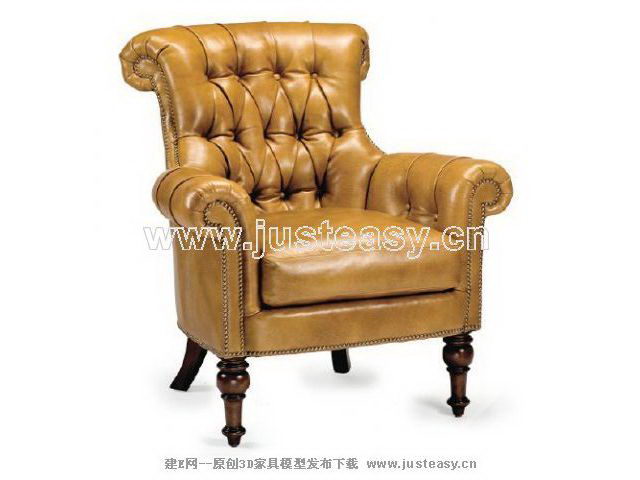 canap jaune patron modle 3D (y compris le matriel)