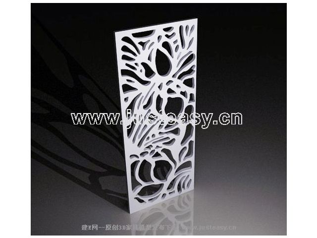 Modle 3D de la sculpture moderne grilles design (y compris les matriaux)