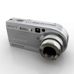 Modle 3D d'un appareil photo numrique
