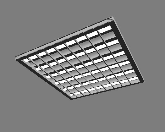 Modle 3D de la paroi de plafond
