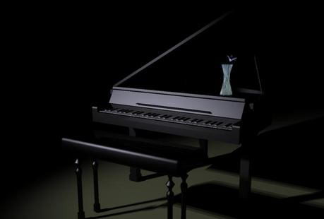 Modle 3D de piano classique
